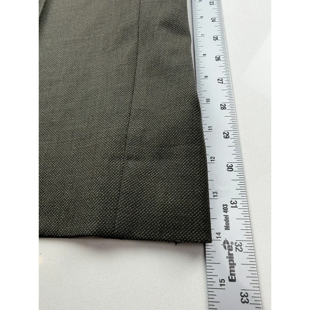 Luciano Natazzi Pure Wool Dress Pants Men's Size 40 Dark Green Made In‎ Italy